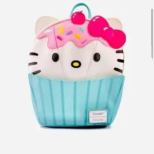 Hello Kitty Cupcake Loungefly X Sanrio Universal Studios Exclusive***FIRM PRICE Amazon.com: Loungefly Sanrio Hello Kitty Cupcake Faux  main image 4